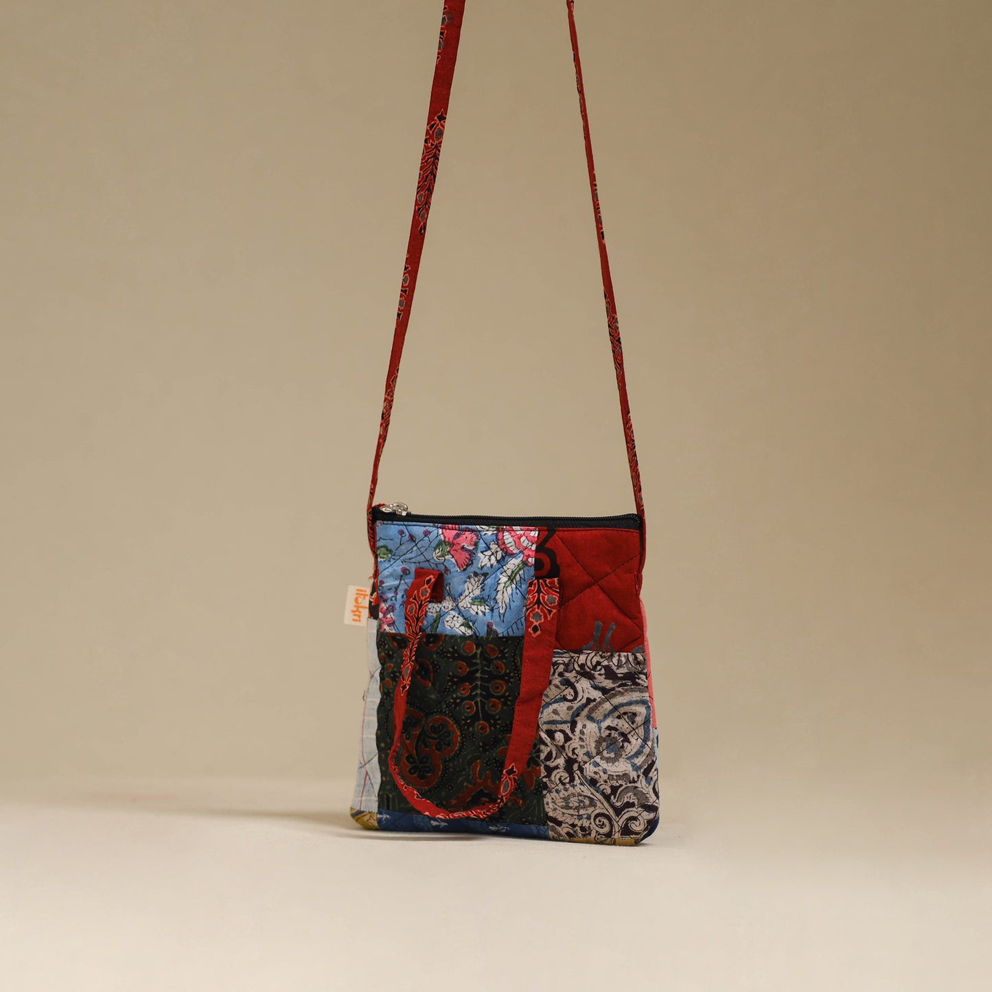 Handmade Quilted Patchwork Sling Bag 40