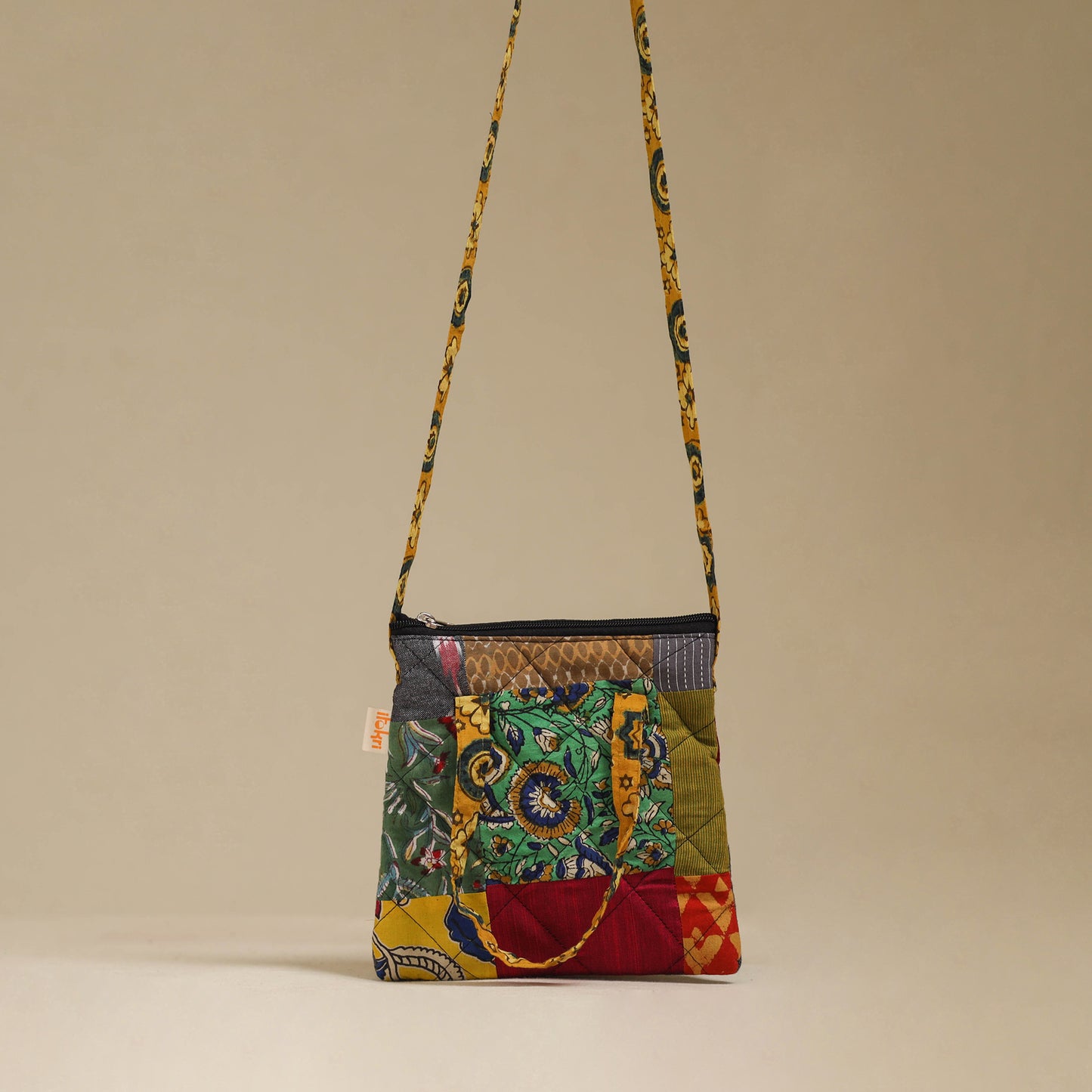 Handmade Quilted Patchwork Sling Bag 41