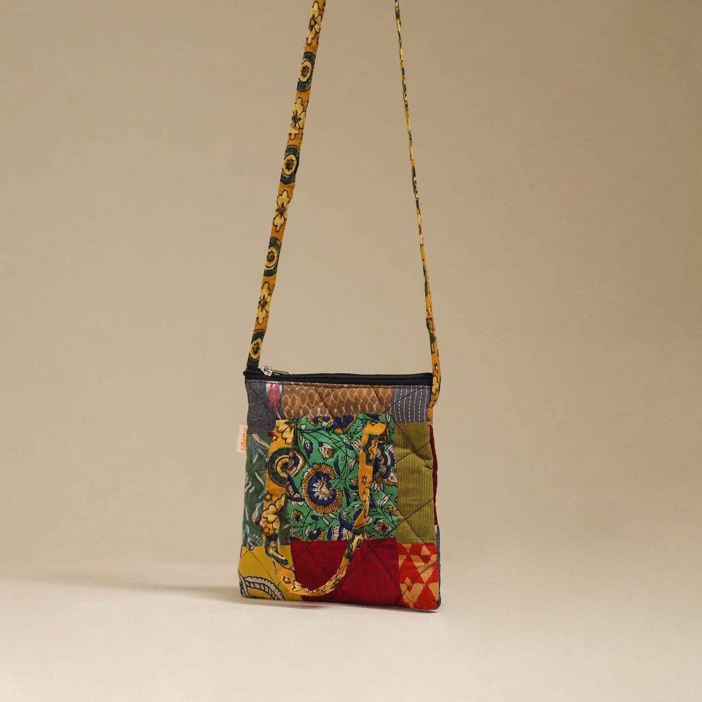 Handmade Quilted Patchwork Sling Bag 41