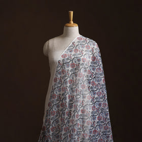 Sanganeri Hand Block Print Kota Doria Cotton Fabric 01