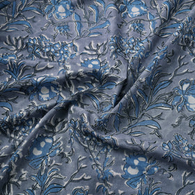 Hand Block Sanganeri Floral Print Cotton Fabric 02