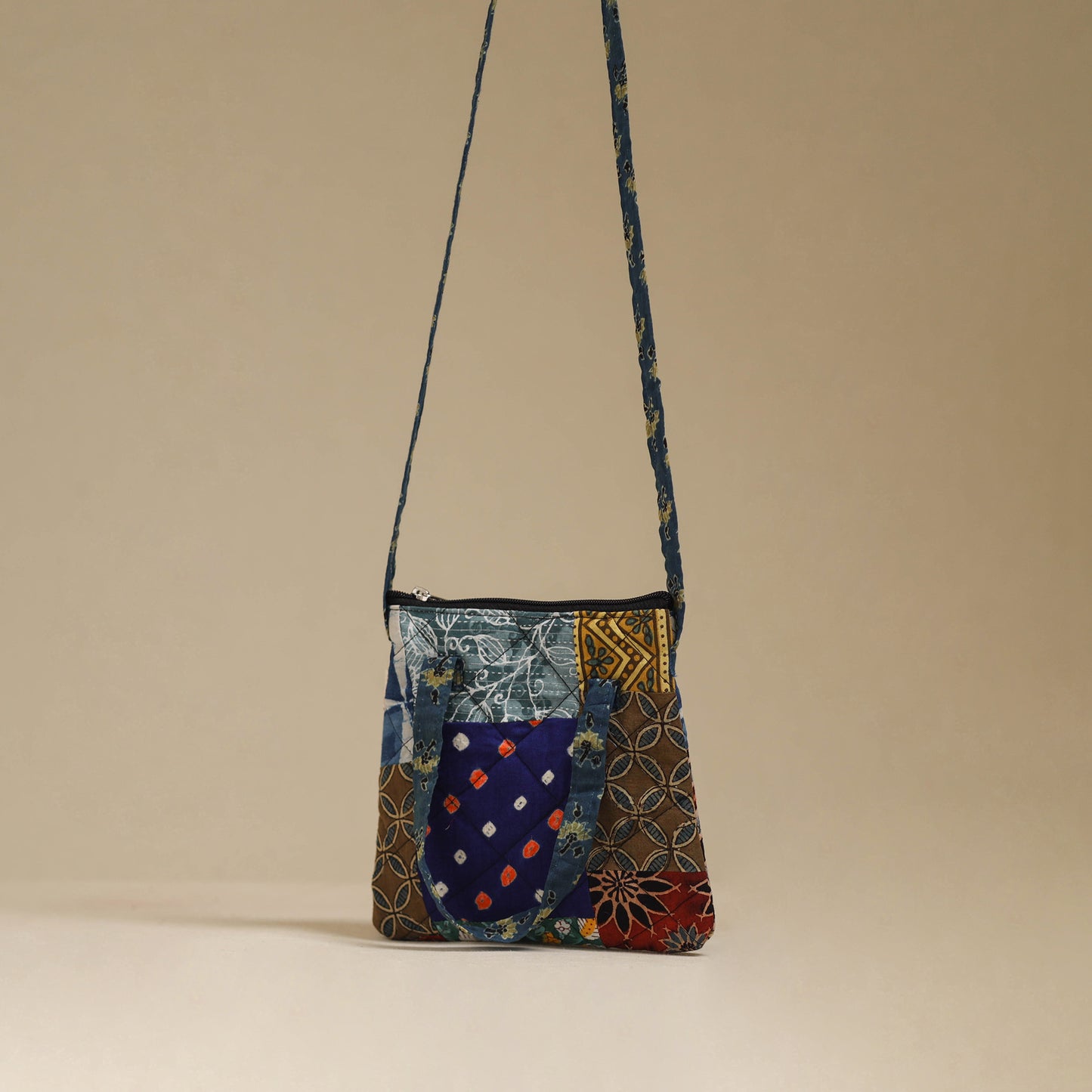 Handmade Quilted Patchwork Sling Bag 42