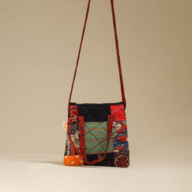 Handmade Quilted Patchwork Sling Bag 43