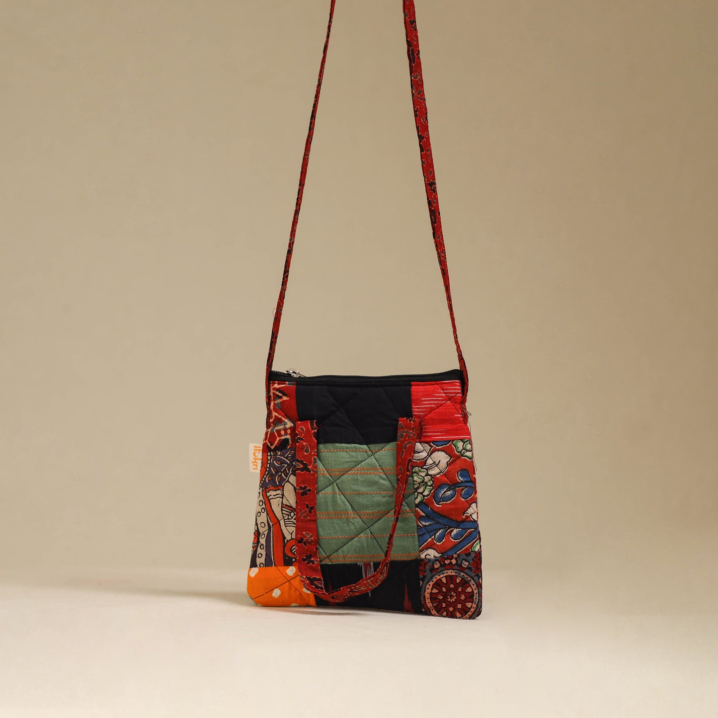 Handmade Quilted Patchwork Sling Bag 43