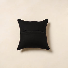 Black - cotton bagru cushion cover 34 - handcrafted