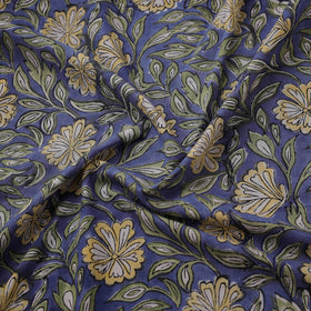 Hand Block Sanganeri Floral Print Cotton Fabric 07