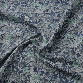 Hand Block Sanganeri Floral Print Cotton Fabric 13