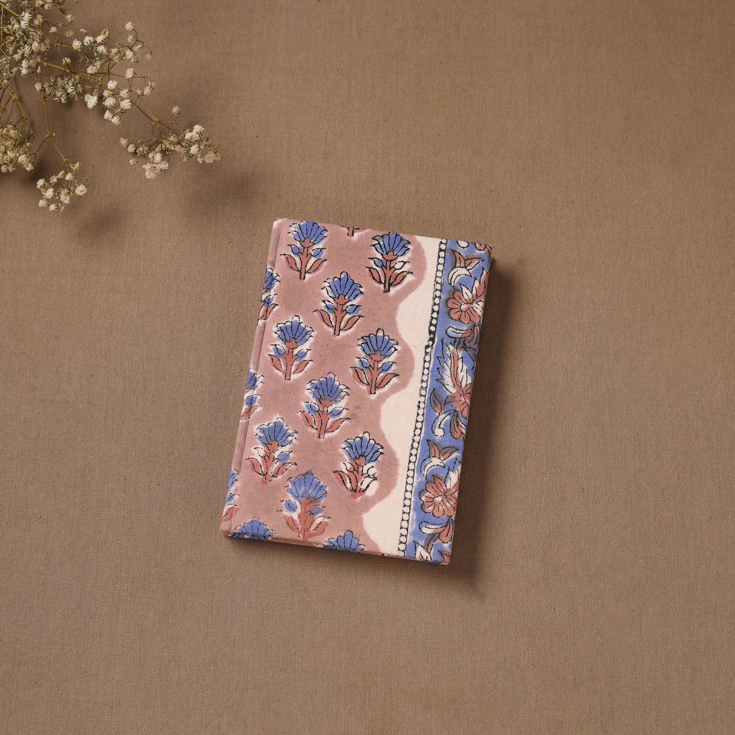 Sanganeri Hand Block Print Cover Notebook (6 x 4) 08