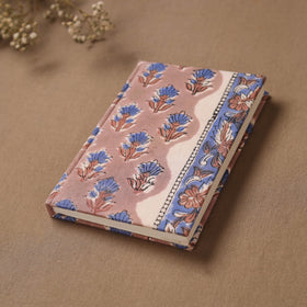 Sanganeri Hand Block Print Cover Notebook (6 x 4) 08