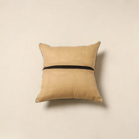 Yellow - kalamkari cotton cushion cover 48 - handcrafted