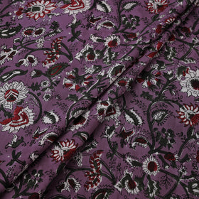 Hand Block Sanganeri Floral Print Cotton Fabric 15