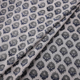 Hand Block Sanganeri Floral Print Cotton Fabric 16