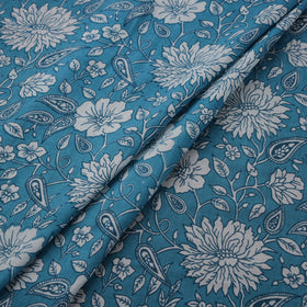 Hand Block Sanganeri Floral Print Cotton Fabric 17