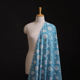 Hand Block Sanganeri Floral Print Cotton Fabric 17
