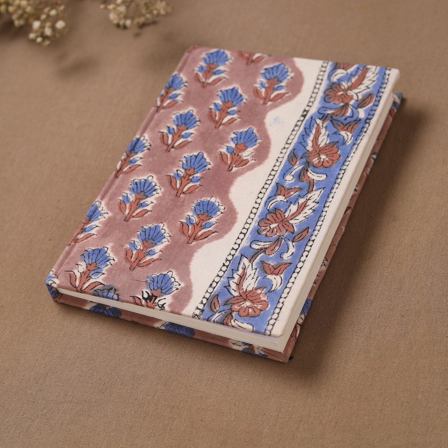 Sanganeri Hand Block Print Cover Notebook (7 x 5) 26