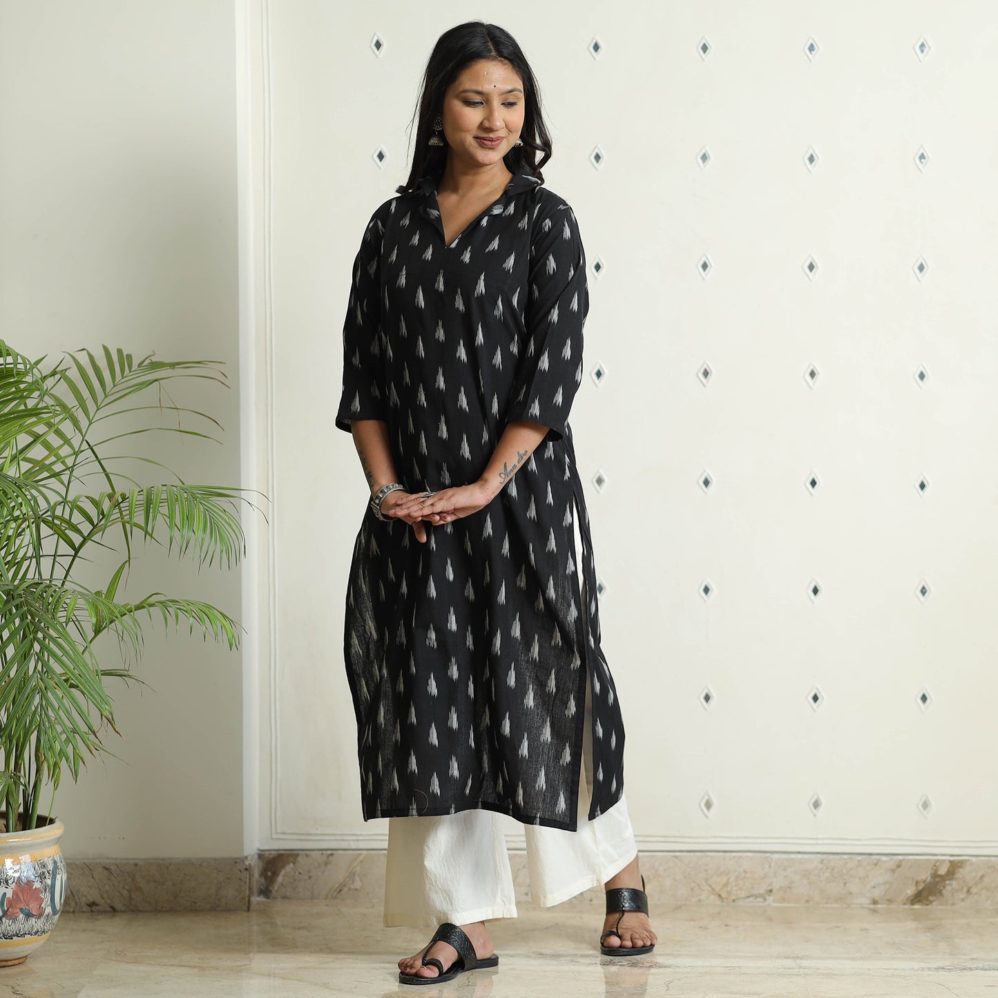 Ikat Weave kurta