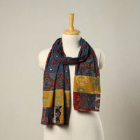 Multicolor - Patchwork Cotton Ajrakh Print Stole 02