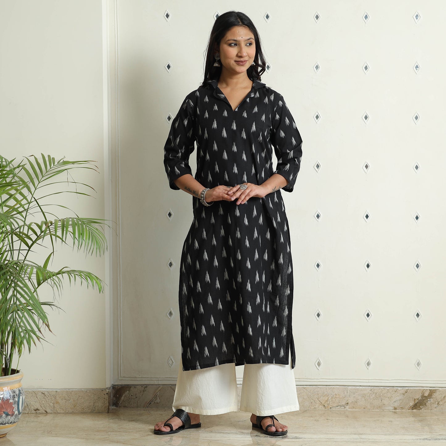 Ikat Weave kurta