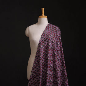 Hand Block Sanganeri Floral Print Cotton Fabric 08