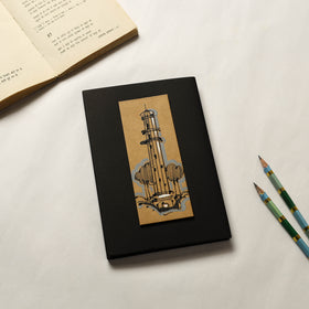 Monuments - Handpainted Handmade Paper Notebook