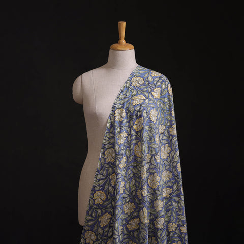 Hand Block Sanganeri Floral Print Cotton Fabric 07