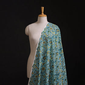 Hand Block Sanganeri Floral Print Cotton Fabric 04