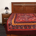  Hand Batik Printed Cotton Single Bed Cover (96 x 59 in) 85 