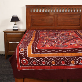  Hand Batik Printed Cotton Single Bed Cover (96 x 59 in) 85 