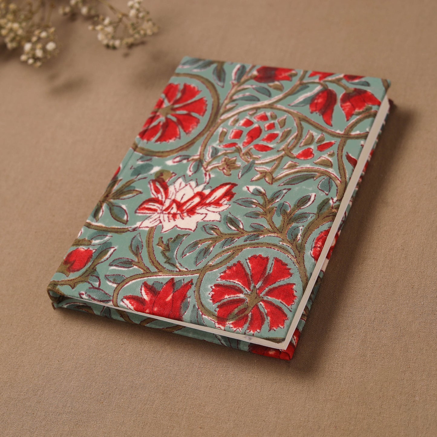 Sanganeri Hand Block Print Cover Notebook (7 x 5) 38
