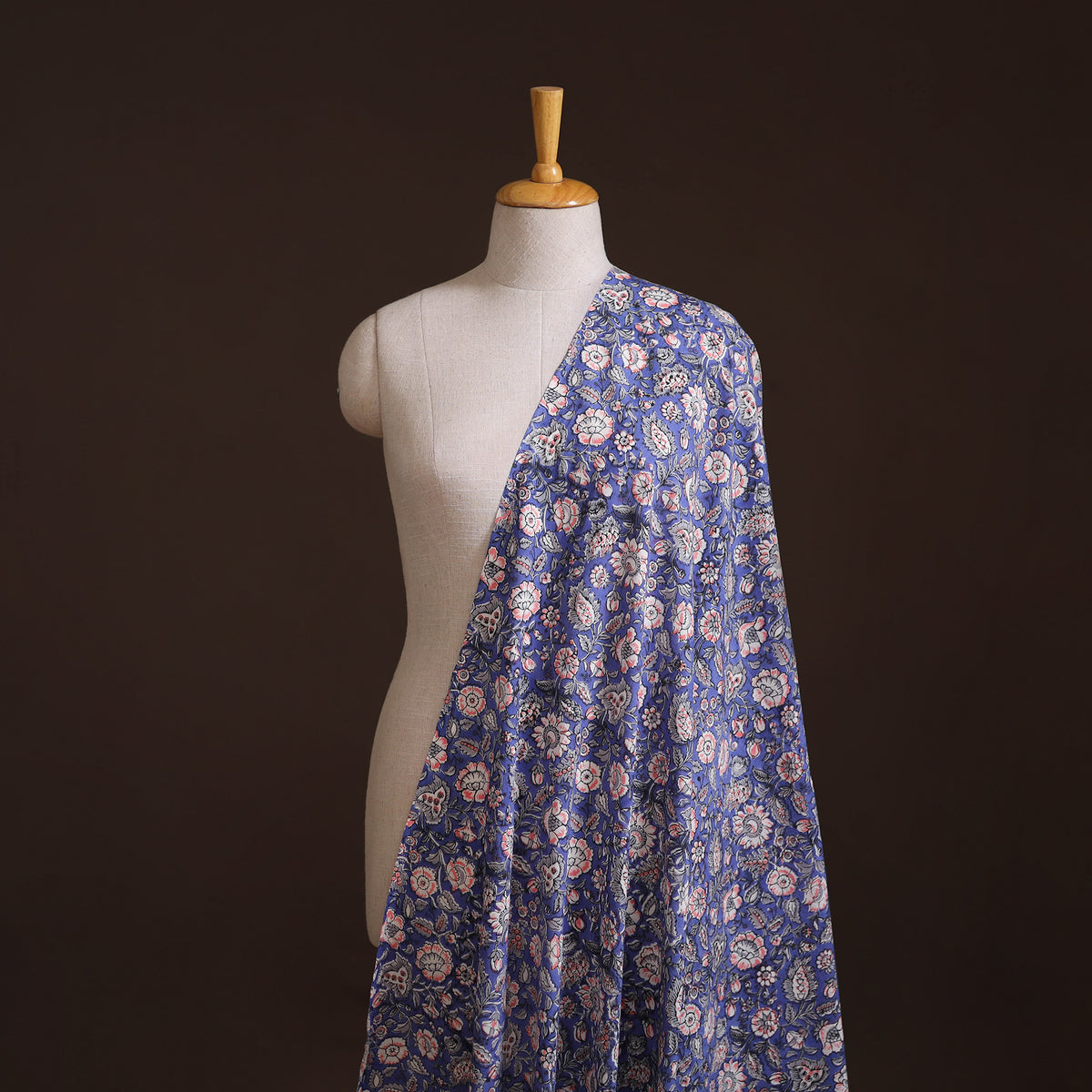Floral Sanganeri Hand Block Print Cotton Fabric 06