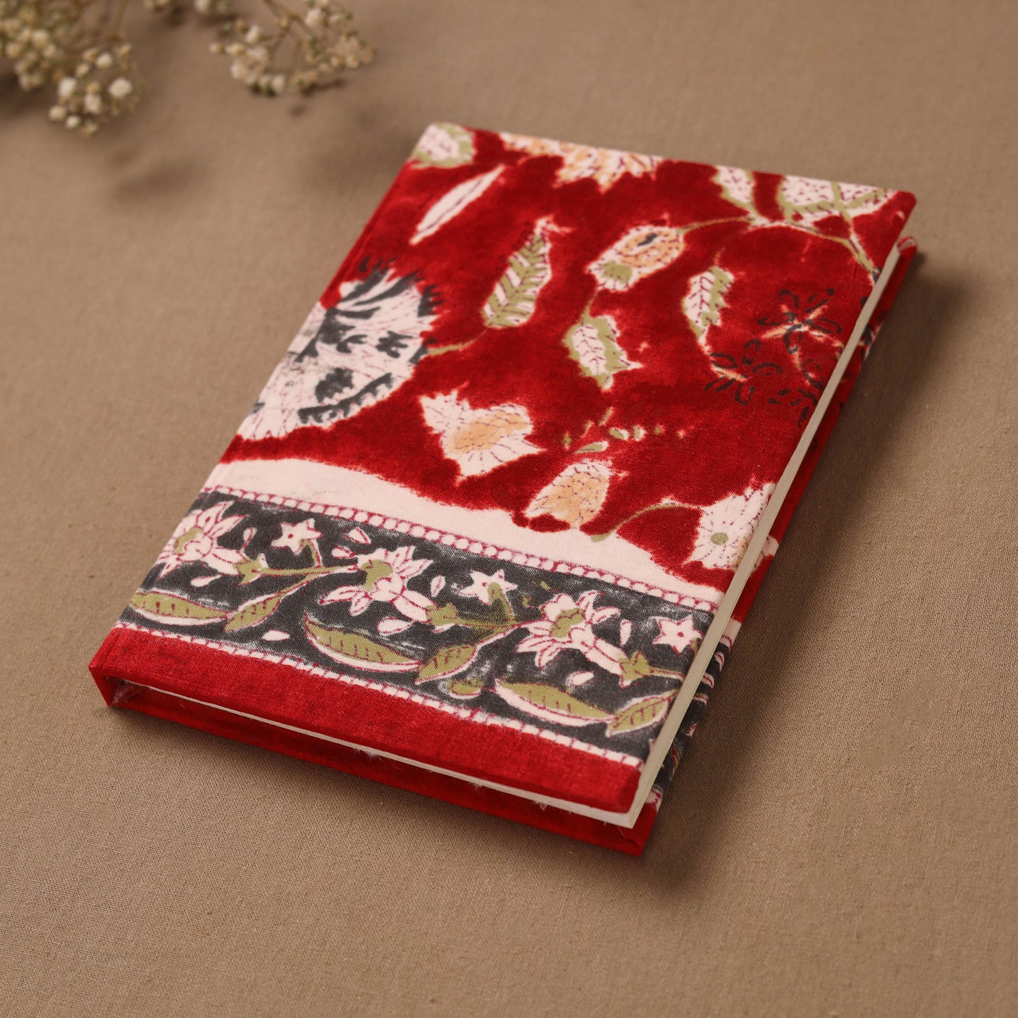 Sanganeri Hand Block Print Cover Notebook (7 x 5) 41