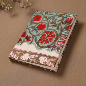 Sanganeri Hand Block Print Cover Notebook (7 x 5) 42