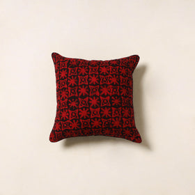 Red - hand batik cotton cushion cover 67 - handcrafted