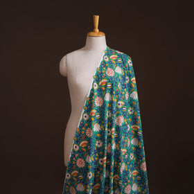 Floral Sanganeri Hand Block Print Cotton Fabric 12