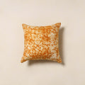 Yellow - hand batik cotton cushion cover 69 - handcrafted