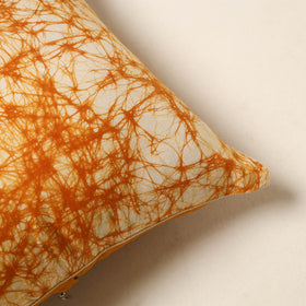 Yellow - hand batik cotton cushion cover 69 - handcrafted