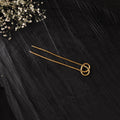 Yellow - Brass Metal Handcrafted Juda Pin 09