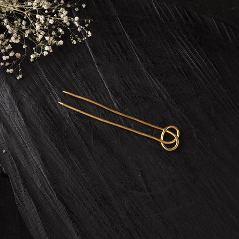 Yellow - Brass Metal Handcrafted Juda Pin 09
