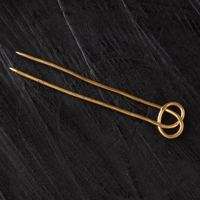 Yellow - Brass Metal Handcrafted Juda Pin 09