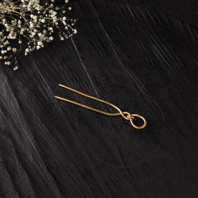 Yellow - Brass Metal Handcrafted Juda Pin 06