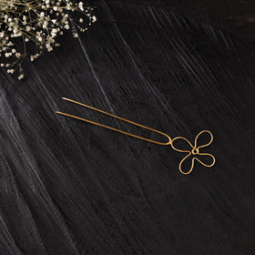 Yellow - Brass Metal Handcrafted Juda Pin 05