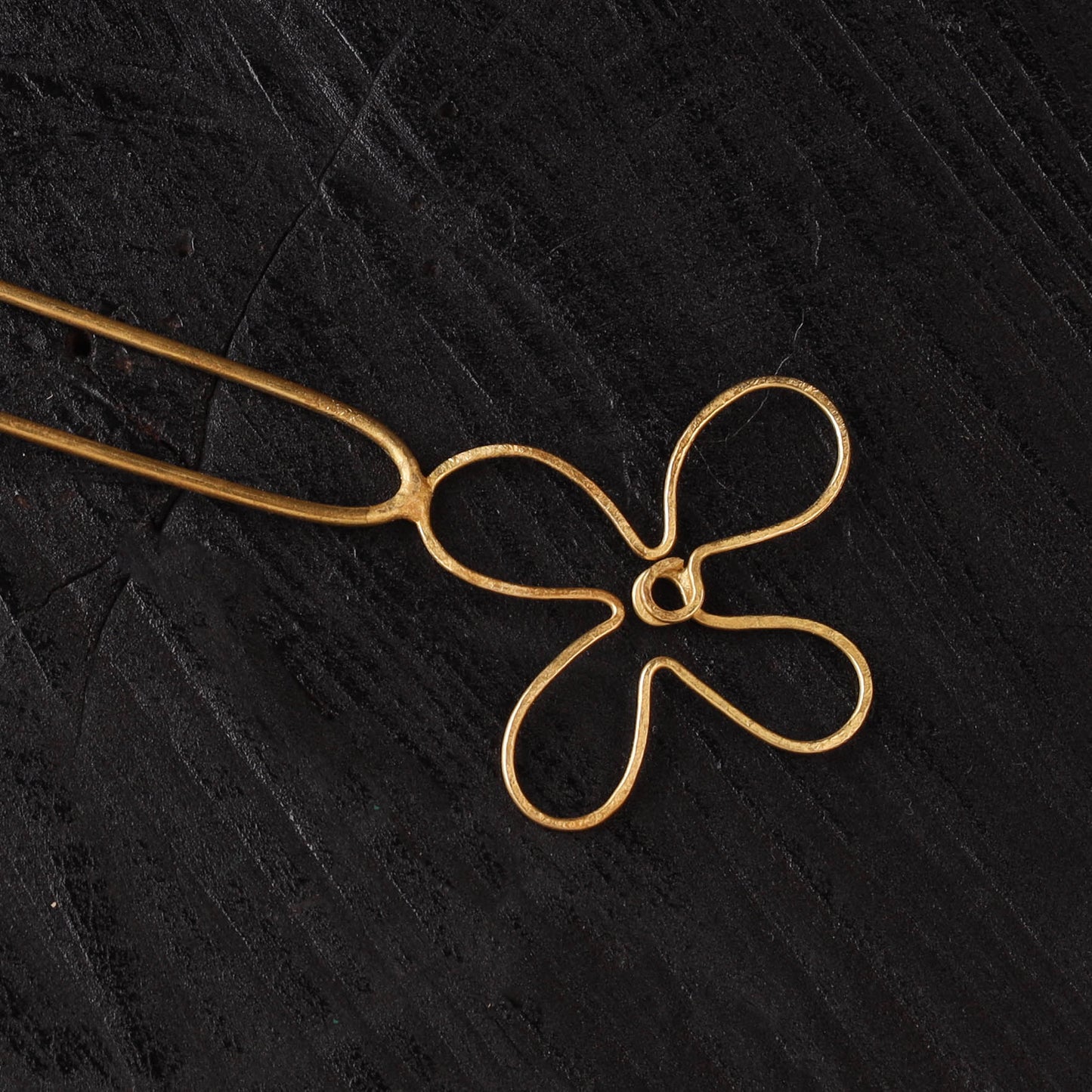 Yellow - Brass Metal Handcrafted Juda Pin 05