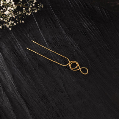 Yellow - Brass Metal Handcrafted Juda Pin 04