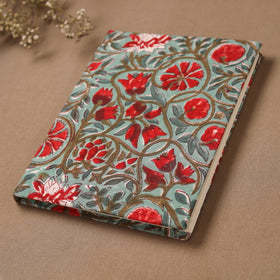 Sanganeri Hand Block Print Cover Notebook (9 x 7) 58