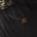 Yellow - Brass Metal Handcrafted Juda Pin 02