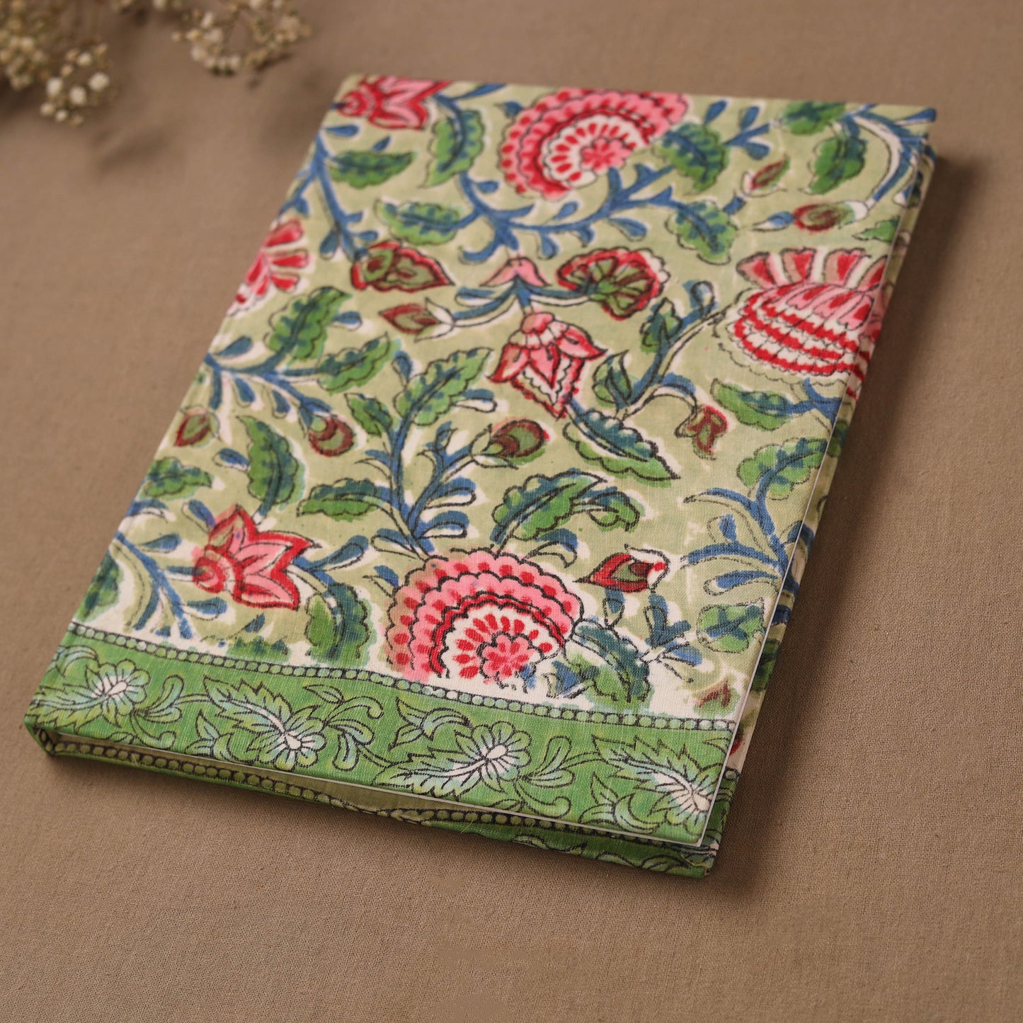Sanganeri Hand Block Print Cover Notebook (9 x 7) 61