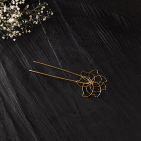 Yellow - Brass Metal Handcrafted Juda Pin 01