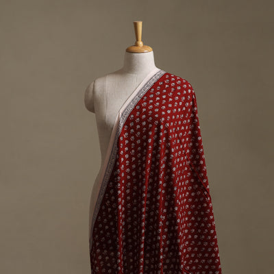 Bagh Hand Block Print Natural Dyed Cotton Fabric 03