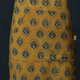Ajrakh Hand Block Print Cotton Apron with Pocket 01