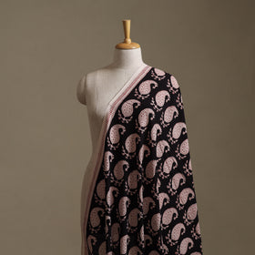 Peach - Bagh Hand Block Print Natural Dyed Cotton Fabric 04